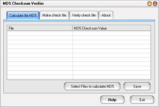MD5 Checksum Verifier 6.2