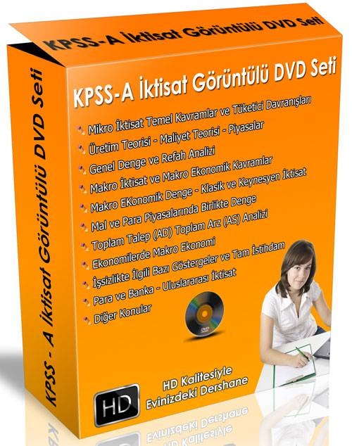 KPSS-A İktisat Görüntülü DVD Seti Tek Link indir