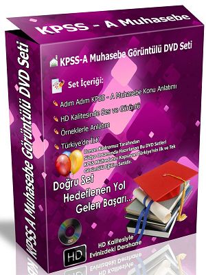 KPSS-A Muhasebe Görüntülü DVD Seti Tek Link indir