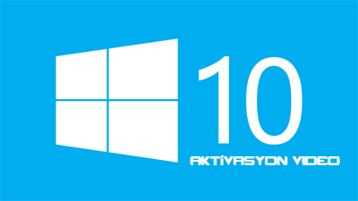 Windows 10 Aktivasyon Videosu (Tüm Sürümler)