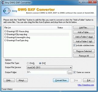 Any DWG DXF Converter v2020