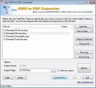 Any DWG to PDF Converter v2020