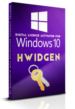 Hwidgen 62.01 - Windows 10 için Kalıcı Aktivasyon Aracı + Kullanım Videosu