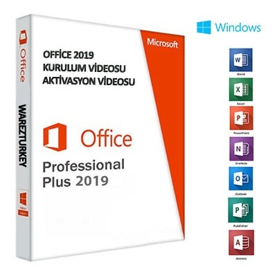 Microsoft Office 2019 Pro Plus Türkçe (32-64 Bit) (Güncelleme Entegreli)