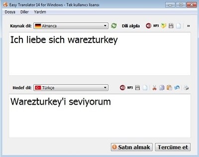 Easy Translator 18.2.2.0 Türkçe