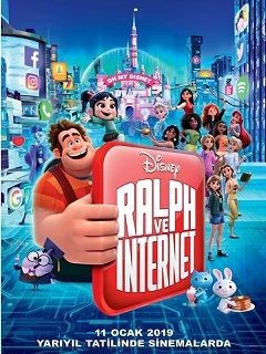 Ralph ve İnternet 2018 - 1080p 720p 480p - Türkçe Dublaj Tek Link indir