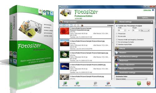 Fotosizer Professional Edition 3.14.0.578 Türkçe