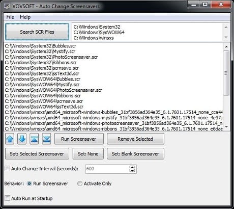 VovSoft Auto Change Screensavers v1.3