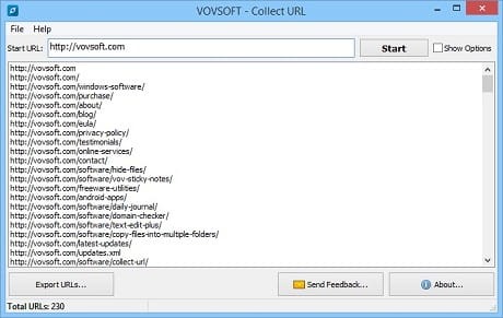 VovSoft Collect URL v2.7