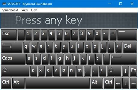 VovSoft Keyboard Soundboard v1.1