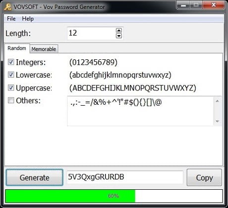 VovSoft Password Generator v1.8