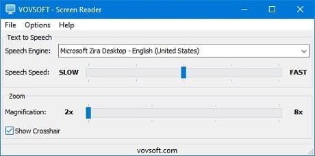VovSoft Screen Reader v1.1